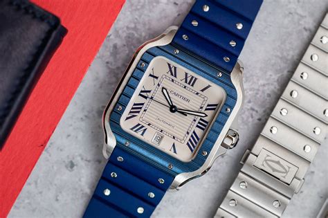 cartier santos 2022 blue|cartier santos.